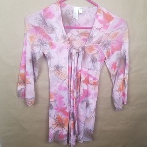 Daisy & Clover Floral Blouse XS